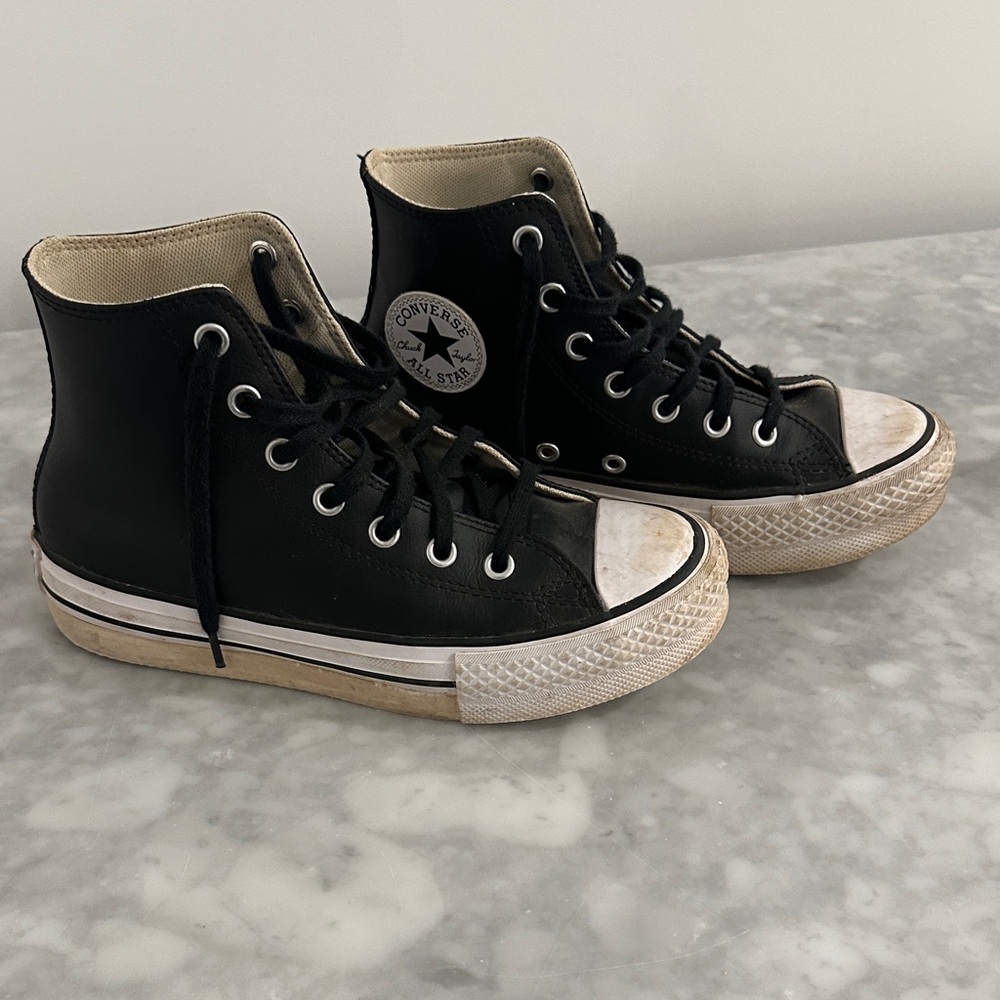 Converse Black and White High-Tops